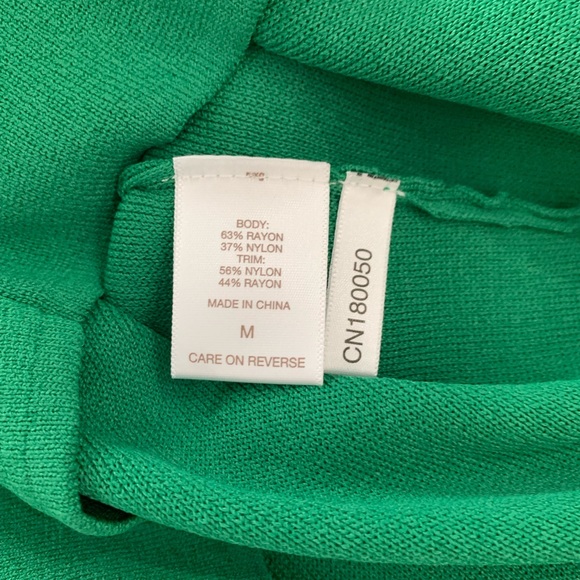 NWT Eva Mendes Green Sweater Dress size M - Picture 8 of 11